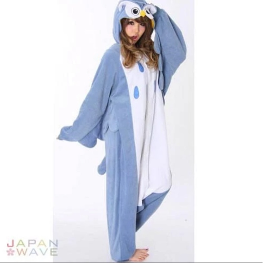 Owl Fleece Onesie with Wings